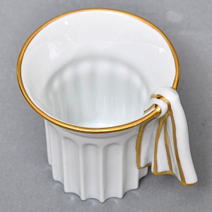  Фарфоровый Кофейный сервиз тет-а-тет «Греческие колонны» 8 предметов, Furstenberg Германия.