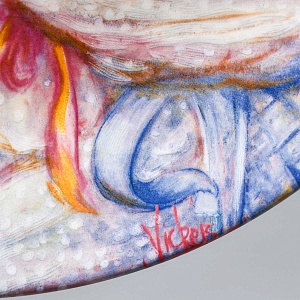 Коллекционная Фарфоровая тарелка «Девушка с кольцом», Wedgwood Англия - 1986 год. 