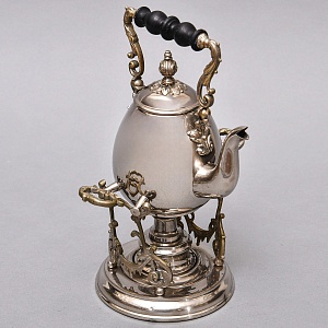 Небольшая Бульотка - Чайник - Запарник, Металл Silverplated, Англия, первая половина ХХ века. 