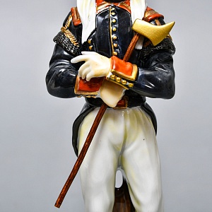 Редкая! Коллекционная Фарфоровая статуэтка «Маркшейдер - Горный Инженер», Unterweissbach Германия. 