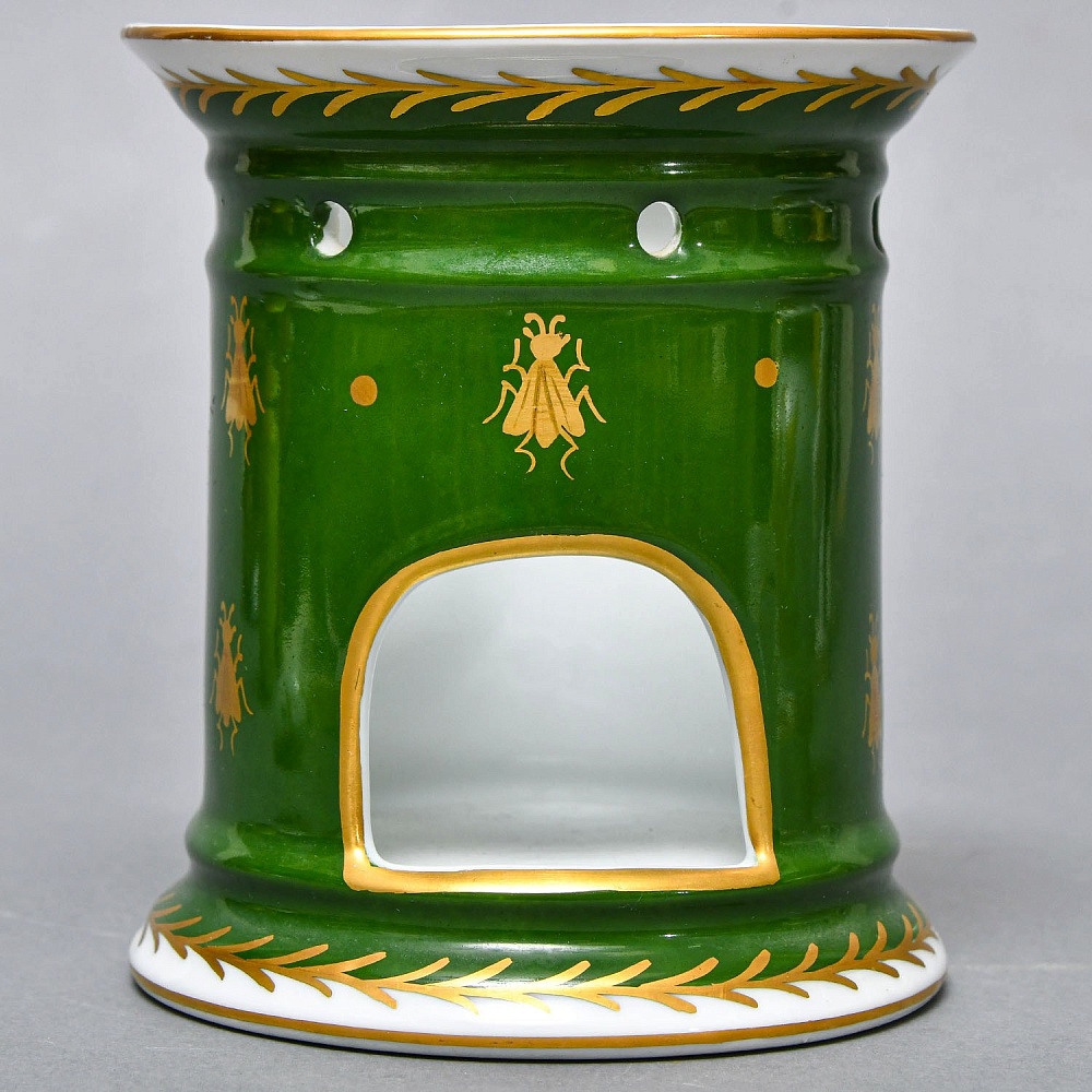 Антикварный Заварочный Чайник на подставке «Золотой орел», Франция - первая половина ХХ века. 