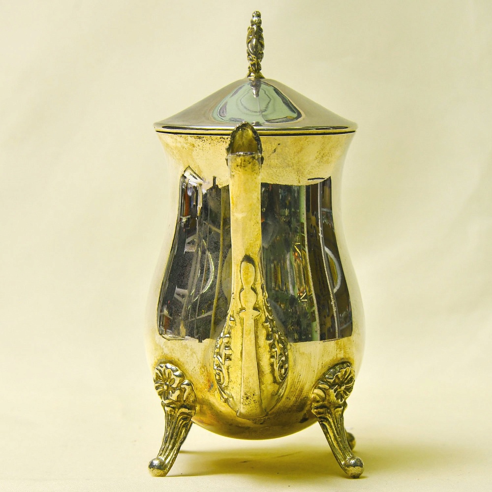 Винтажный Металлический Кофейник - Чайник на 0,5 л. Silverplate, SHEFFIELD Англия 50-е гг.