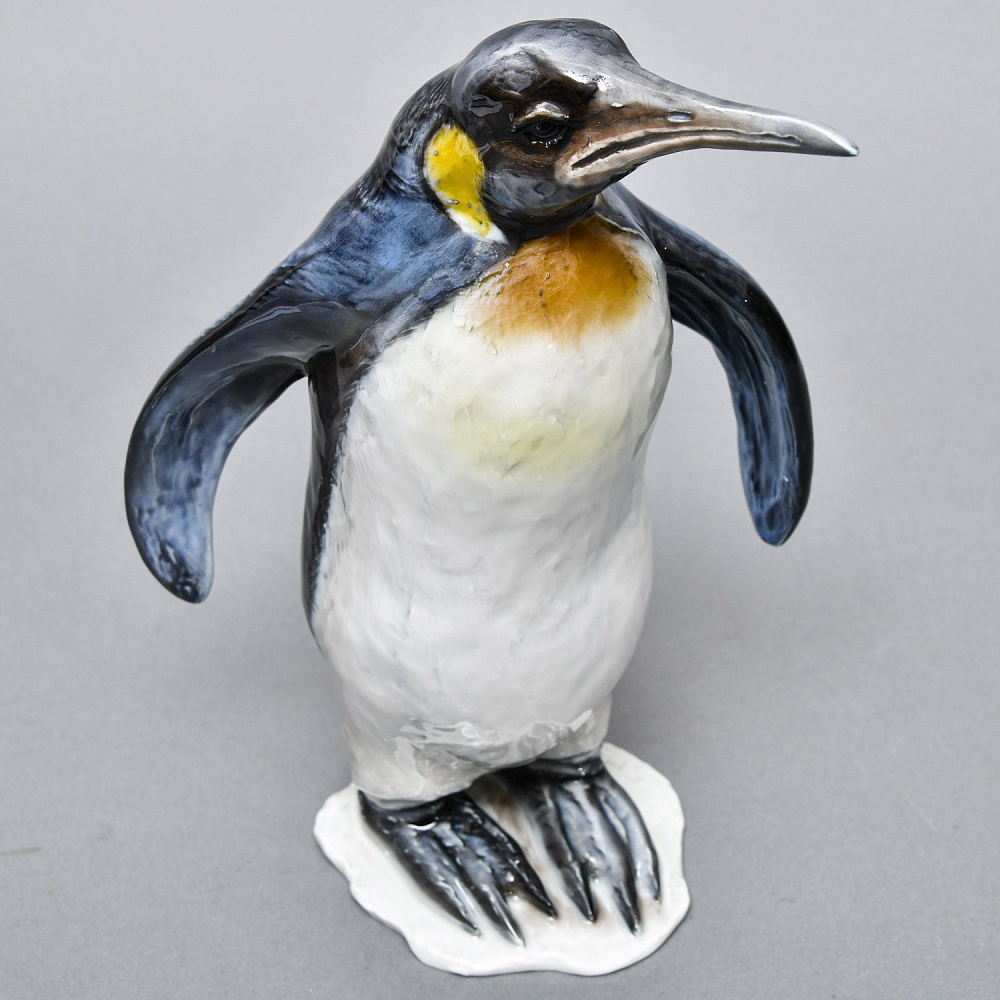 Авторские Парные Фарфоровые статуэтки «Королевские Пингвины», Rosenthal Германия - 1939 год.  