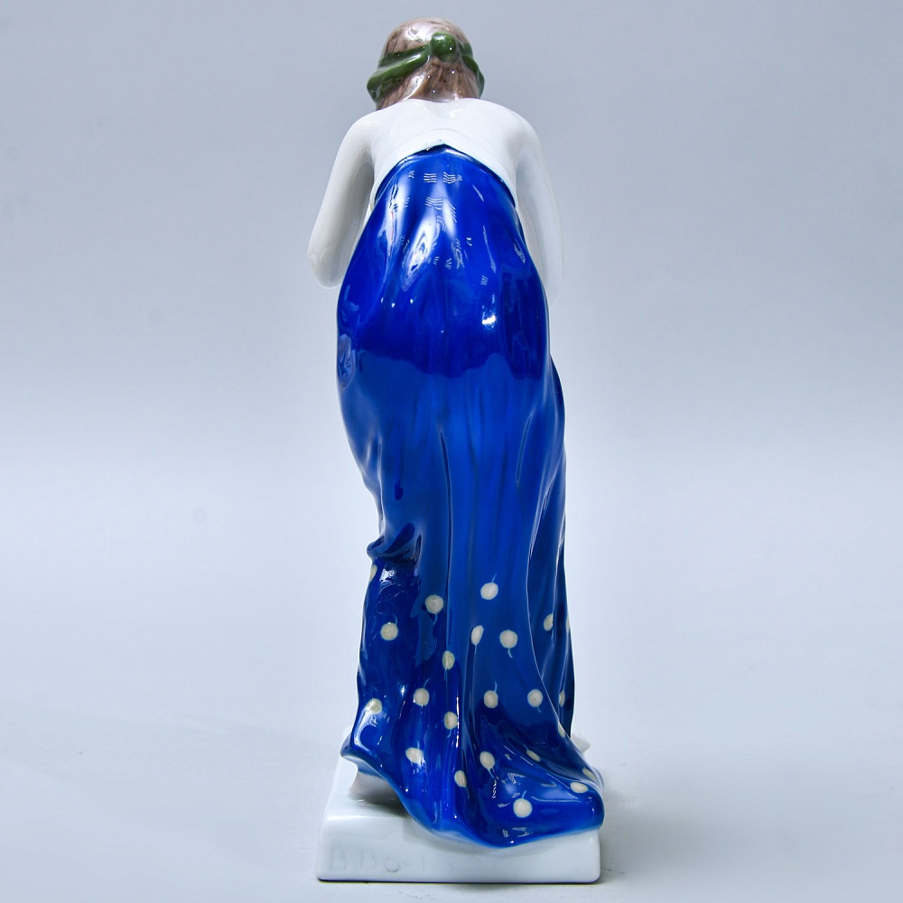 Редкость! Антикварная Фарфоровая статуэтка «Заклинательница змей», ROSENTHAL Германия -1919 год.