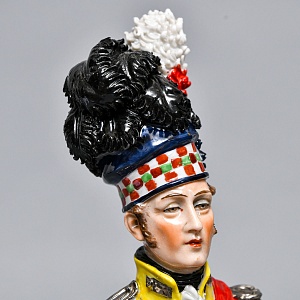 Коллекционная Фарфоровая статуэтка «Солдаты Британской армии. 93-й пехотный полк», SITZENDORF Германия.