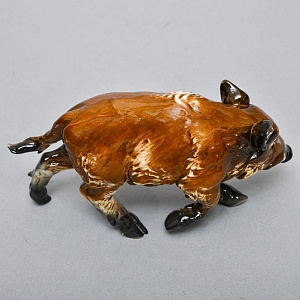 Коллекционная Фарфоровая статуэтка «Охота. КАБАН», Goebel Германия, конец ХХ века.