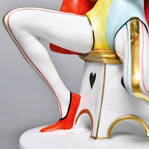 Редкая! Коллекционная Фарфоровая статуэтка «Придворный шут», GOEBEL Германия - 1986 год. 