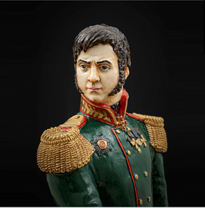 Коллекционная Авторская Статуэтка «Генералы Отечественной Войны 1812 года - Неверовский Д.П.», фарфор, Россия. 