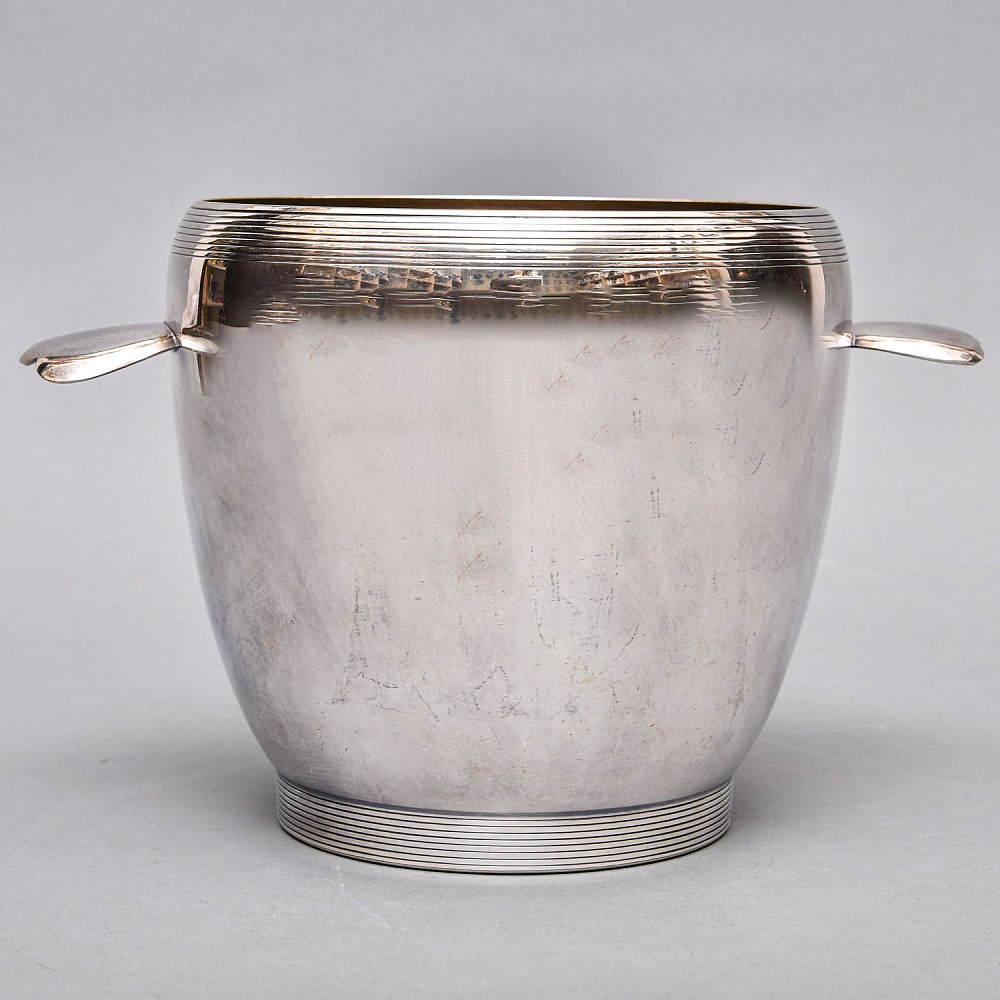 Винтажное Ведёрко для охлаждения шампанского или вина, Silverplate, SHEFFIELD Англия 50 -е годы  ХХ века.