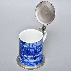 Коллекционная Пивная Кружка «Барк „Фюрст Бисмарк“ в Ревущих Сороковых», Berlin Design Германия -1979 год.