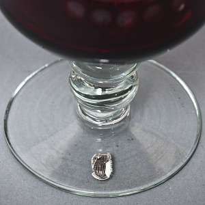 Набор Графин и Рюмки «Рубиновый Хрусталь», Tirgu-Mures Германия, 50 -е годы ХХ века.