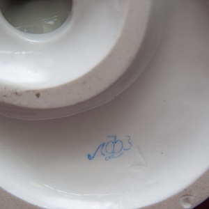 Редкость! Авторская Фарфоровая статуэтка «Узбечка с хлопком», ЛФЗ СССР 1955 год. 