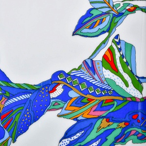 Декоративный комплект - Две Вазы и Блюдо из коллекции TASCA, Фарфор Rosenthal Германия, 80-е годы.