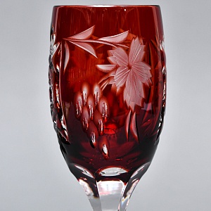 Набор 6-ть Фужеров серия «Prosecco - Виноград» Цветной Хрусталь, NACHTMANN Германия, 60-е гг.