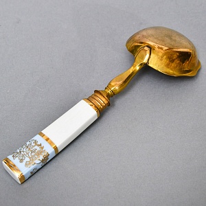 Набор для подачи и сервировки - 3 предмета, "Незабудки" Фарфор Haviland Франция, первая половина ХХ века.