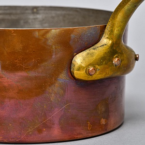 Винтажный Набор - 6-ть Ковшиков - Сотейников разных размеров, Медь, Франция, 70 -е годы ХХ века! 