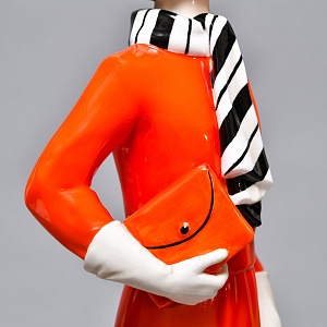 Большая Коллекционная Фарфоровая статуэтка «Сеньора Сант Анжело», GOEBEL Германия. 