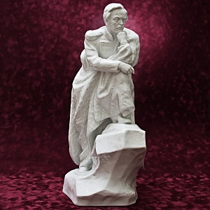 Редкость! Авторская Фарфоровая статуэтка «Лермонтов на скале», СССР ЛФЗ.