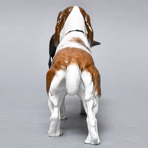 Коллекционная статуэтка «ОХОТНИЧЬЯ СОБАКА. Спрингер-спаниель с уткой», Фарфор ROSENTHAL Германия. 