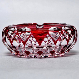 Классическая Хрустальная Пепельница, VAL SAINT LAMBERT Бельгия 60 гг.