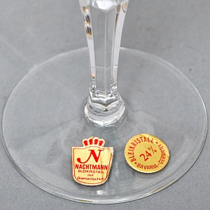 Хрустальные Бокалы для вина 6 -ть штук серия «BRISTOL», NACHTMANN Германия, 70 -е годы ХХ века.