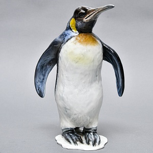 Авторские Парные Фарфоровые статуэтки «Королевские Пингвины», Rosenthal Германия - 1939 год.  