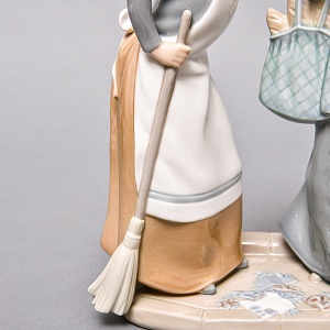  Коллекционная Фарфоровая статуэтка «Сплетницы», Lladro / Лядро Испания, 1978 - 1985 годы.