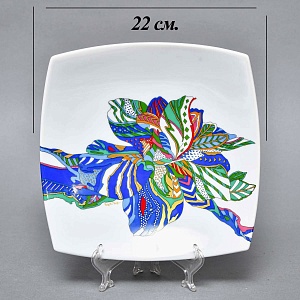 Декоративный комплект - Две Вазы и Блюдо из коллекции TASCA, Фарфор Rosenthal Германия, 80-е годы.