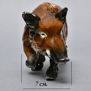 Коллекционная Фарфоровая статуэтка «Охота. КАБАН», Goebel Германия, конец ХХ века.