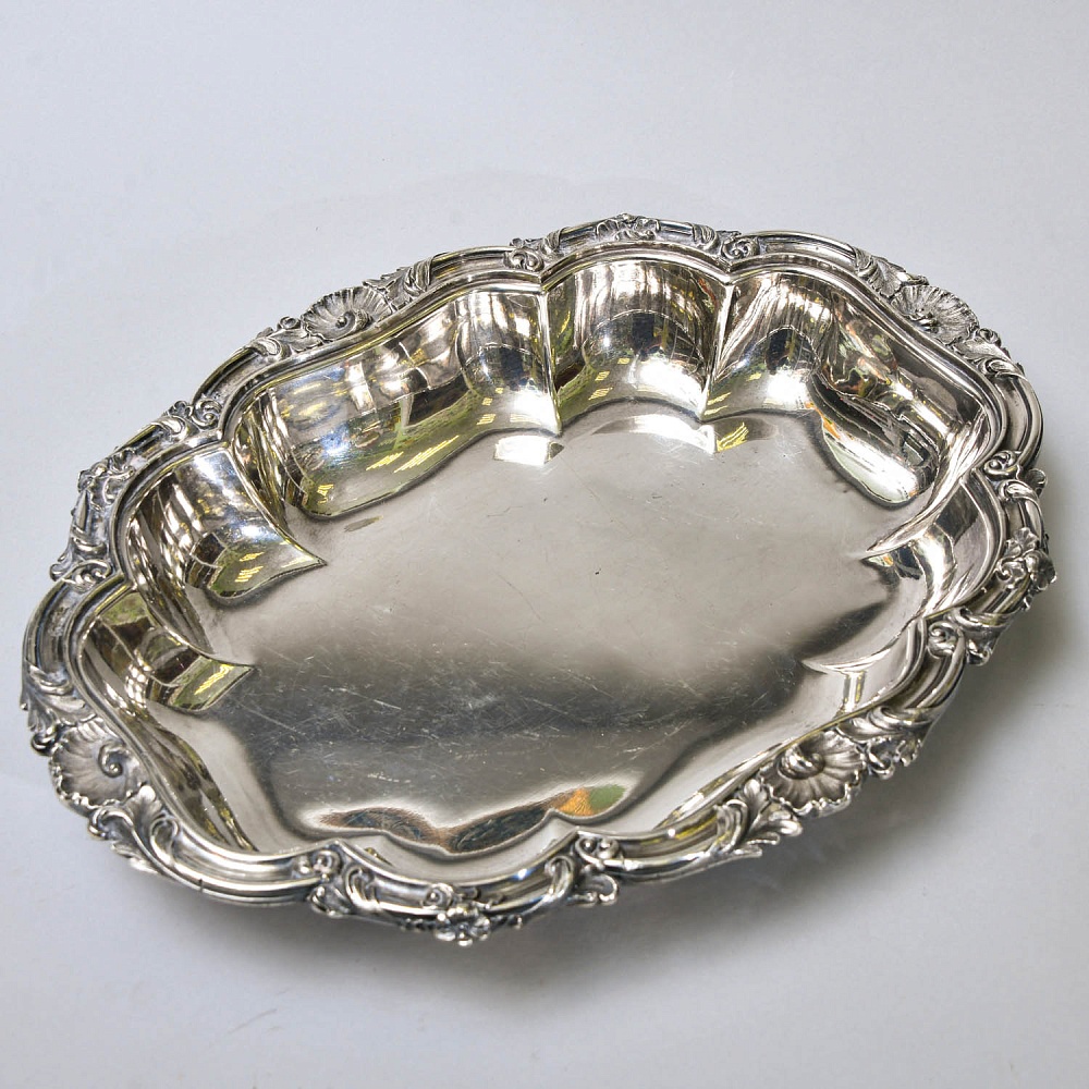 Сухарница - Конфетница - Фруктовница - Блюдо, Метал Silverplated, SHEFFIELD Англия.
