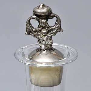 Роскошный Старинный Хрустальный Графин - Декантер в стиле Модерн, Франция первая половина ХХ века.