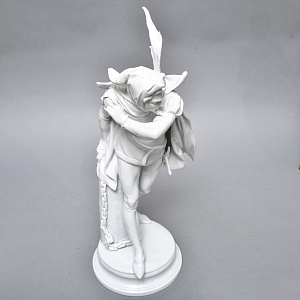  Редкая! Большая Фарфоровая статуэтка «МЕФИСТОФЕЛЬ», Scheibe-Alsbach Германия. 