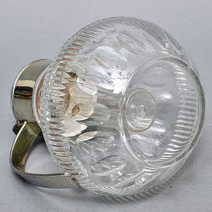 Винтажный Графин - Кувшин на 3.2 литра. Колба для льда, Хрусталь, Silverplated Германия. 
