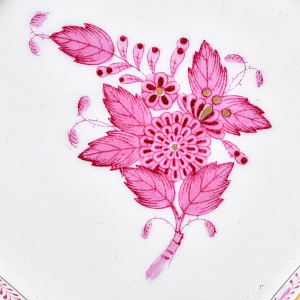 Небольшая Тарелочка - Мелочевница - Блюдечко «APPONYI PURPUR», Фарфор HEREND Венгрия. 