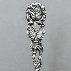 «Хильдесхаймская роза» - Десертный Сервировочный Набор, Silverplate, Германия 60-е годы.