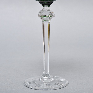 Пять Бокалов для Вина из Цветного Хрусталя, Barthmann Германия, начало 70-х годов ХХ века. 