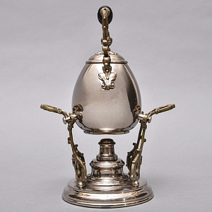 Небольшая Бульотка - Чайник - Запарник, Металл Silverplated, Англия, первая половина ХХ века. 