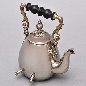 Небольшая Бульотка - Чайник - Запарник, Металл Silverplated, Англия, первая половина ХХ века. 