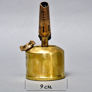 Винтажная Бензиновая Горелка - Паяльная Латунная Лампа, BARTHEL Германия -50 гг. 