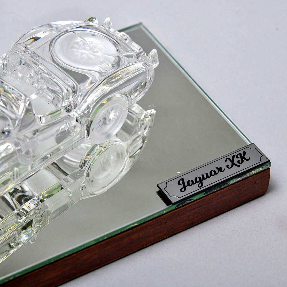 Коллекционная Хрустальная Модель «Автомобиль - Jaguar XK» Spiegelau Crystal Германия. 