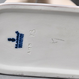 Парные Фарфоровые статуэтки «Теннисистка и Теннисист», Lladro Испания, 1982 - 1987 годы. 