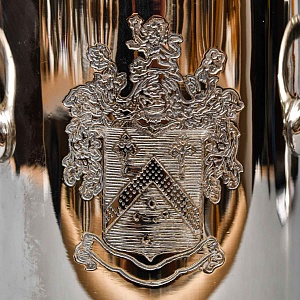 Сервировочная Подставка для Бутылок - Бутылочная передача Silverpalted Металл, SHEFFIELD Англия. 