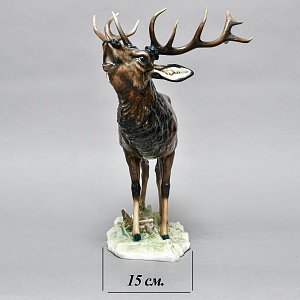 Редкость! Большая Фарфоровая статуэтка «ОЛЕНЬ», ROSENTHAL Германия, 1946 - 1949 годы. 