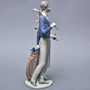 Коллекционная Фарфоровая статуэтка «ГОЛЬФИСТЫ», Lladro Испания.