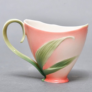 Авторский Фарфоровый Чайный сервиз «Бабочки и стрекозы» на 4 персоны, Franz Collection Тайвань.