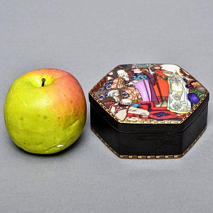 Коллекционная Фарфоровая шкатулка «СНЕГУРОЧКА» из серии «Русские Сказки"», VIlleroy&Boch Германия.