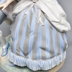  Большая Электрическая Лампа - Светильник «ТАНЕЦ», Фарфор Lladro Испания, 1971 - 1989 годы. 