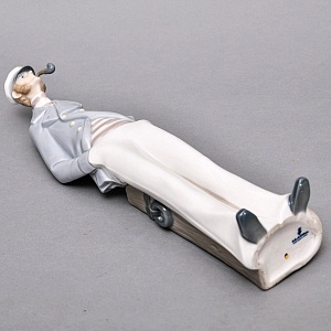 Коллекционная Фарфоровая статуэтка «Отважный капитан», Lladro Испания, 1971 - 1974 годы. 