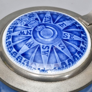 Коллекционная Пивная Кружка «Спуск Корабля на воду», фарфор, Berlin Design Германия -1980 год.