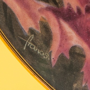 Коллекционная Тарелка «Лесной Год - ОКТЯБРЬ» Фарфор, Studio Fine Porcelaine Англия -1982 год.